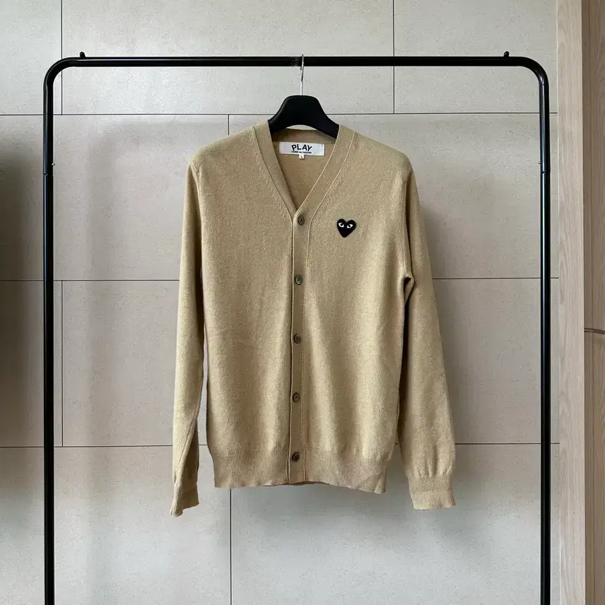 Comme des Garçons beige cardigan