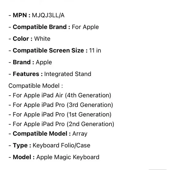 iPad Magic Keyboard 11