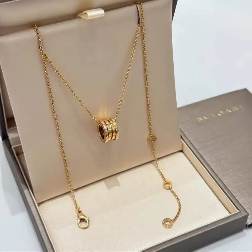 Bulgari B.Zero1 necklace rose gold