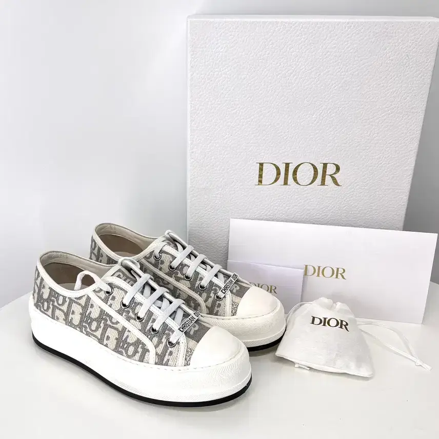 Кроссовки Dior Oblique Walk & Dior на платформе, размер 36.