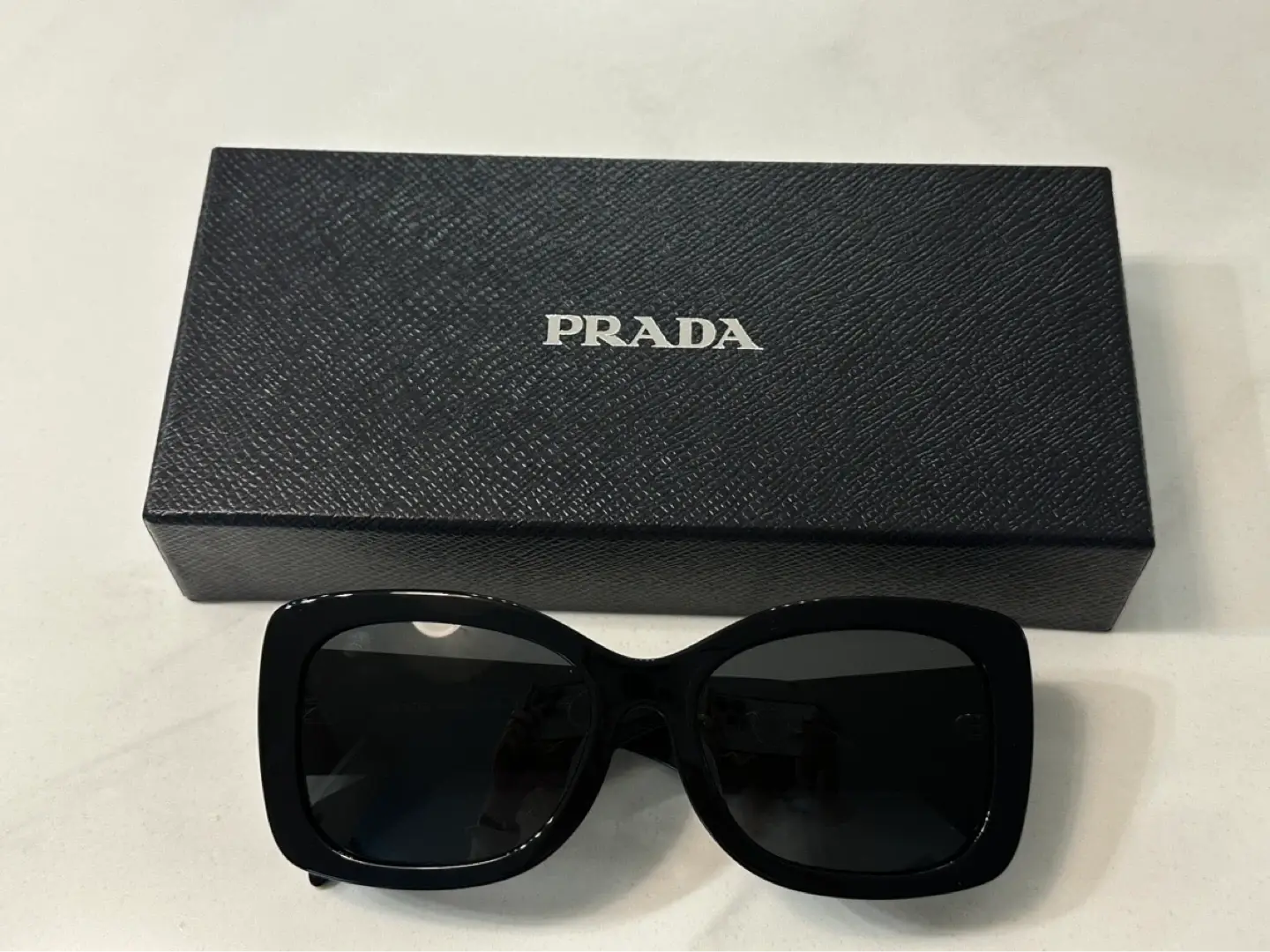 Prada SPR A08F Black Sunglasses Full Box Brand New Duty-Free Item