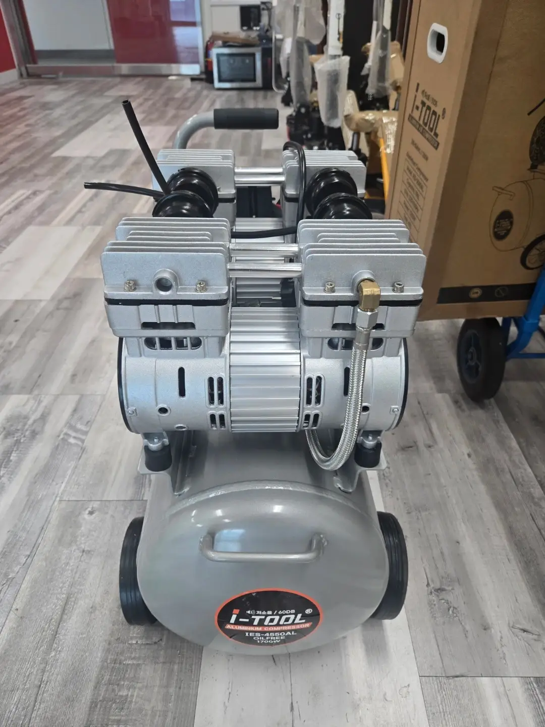 เครื่องอัดอากาศ iTool IES 4550AL เสียงรบกวนต่ำ