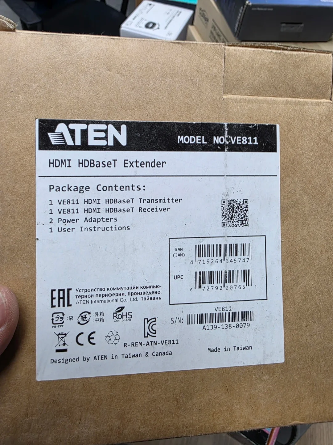 ATEN VE811 HDMI HDBaseT Extender