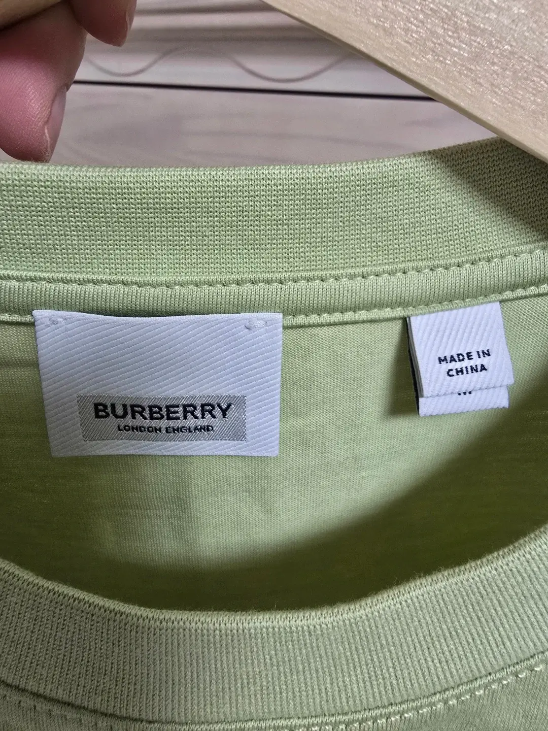 Burberry Kids short-sleeve t-shirt lime green