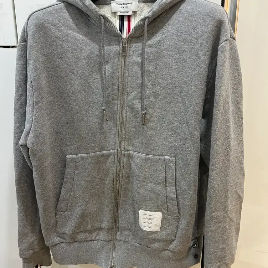 Thom Browne Center Back Zip-up Hoodie Size 3