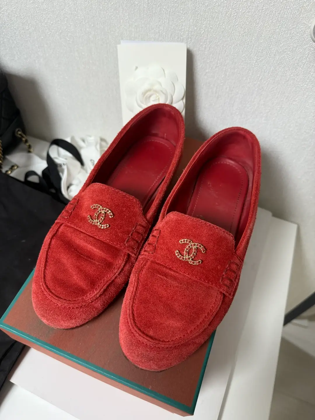 Authentic Chanel Loafers 36 5