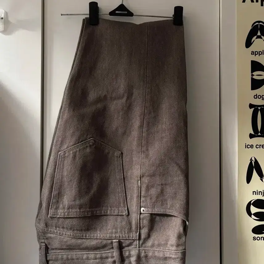 Auralee Hard Twist Denim Mocha Brown 26