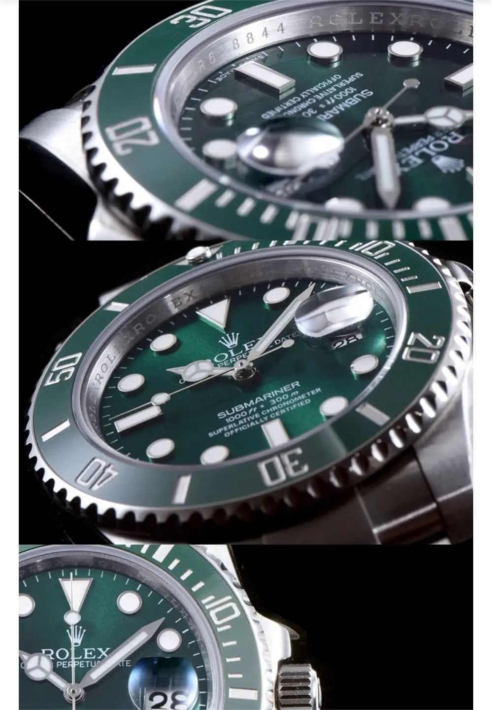 Rolex Hulk Submariner Green 40mm Full Box