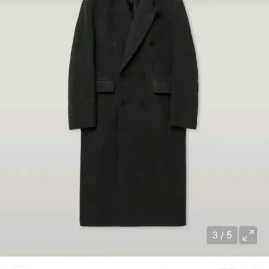 Elmud Valentinus Double Coat Gray Stripe Size 46 for sale