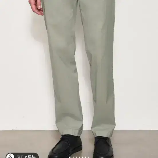 TIME Homme Linen Blend Straight Pants 82