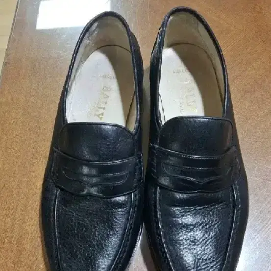 Bally black loafers
