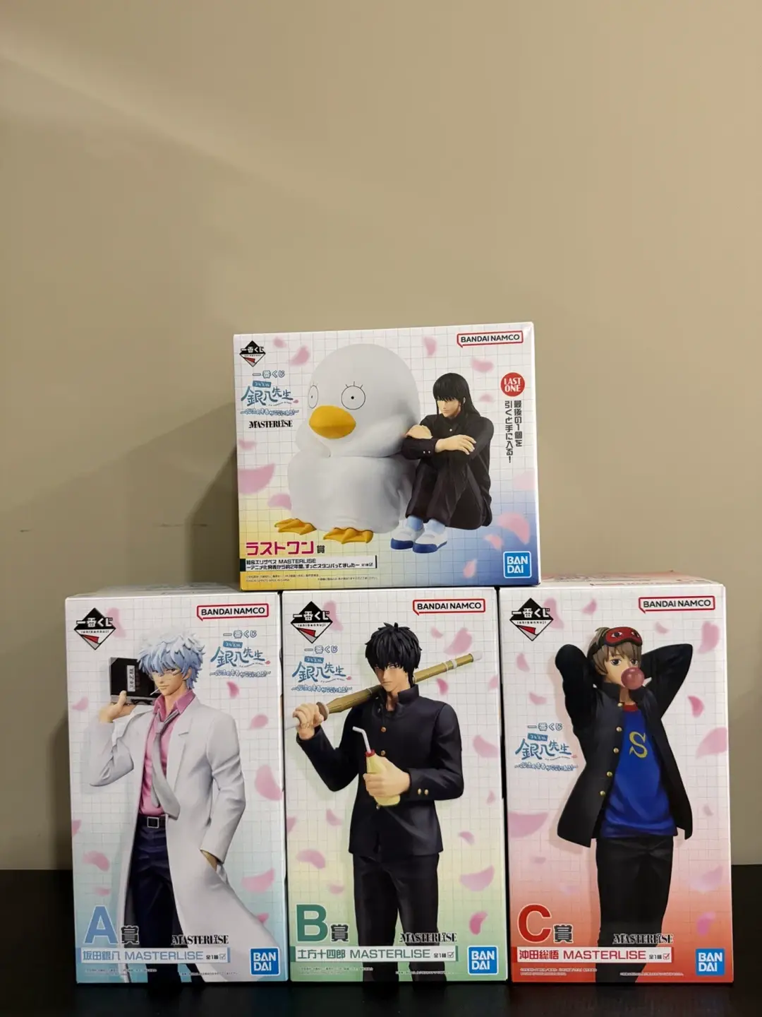 Gintama Ichiban Kuji Figure A, B, C Prizes Last One