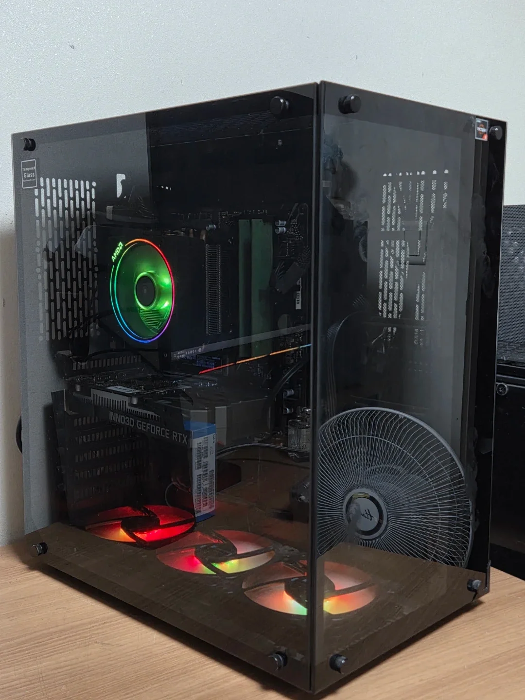 ライゼン3600x rtx3050コスパ操作用ゲームコンピュータ