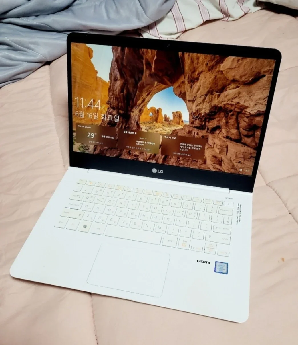 フィーチャーLGグラム14インチi7ノートパソコン