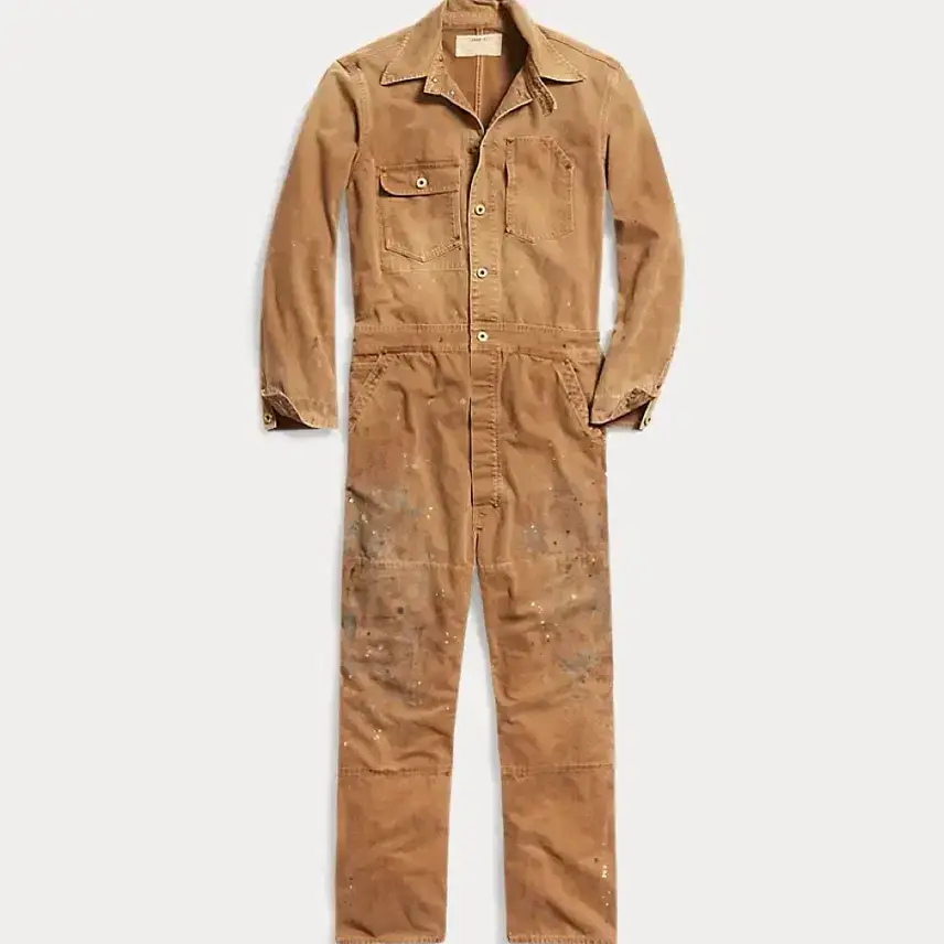 RRL Duck Canvas Double Knee Coverall Jumpsuit