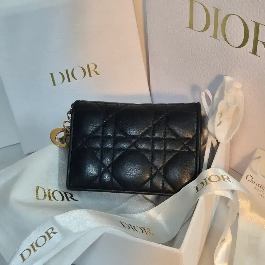 Dior Lady Cannage 小羊皮卡包