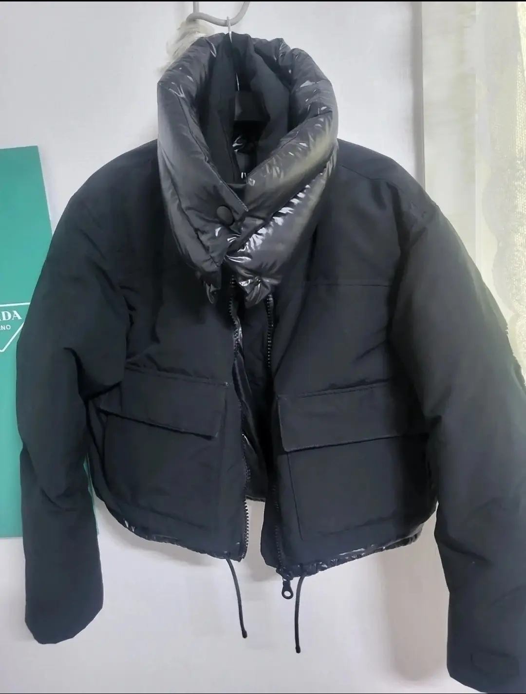 Duvetica Black Short Padded Jacket Size 40