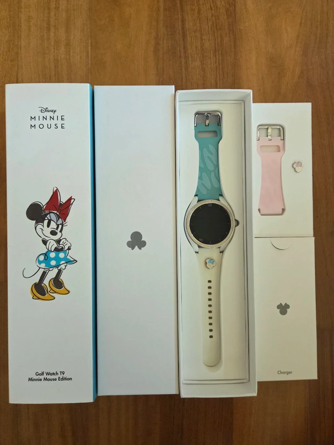 本物のフルボックスボイスキャディT9ミニマウスエディションゴルフウォッチ