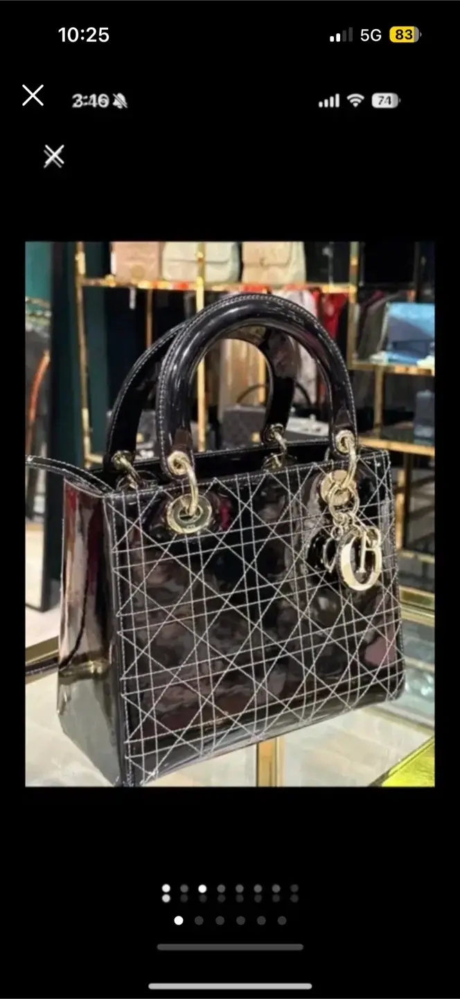 Christian Dior Vintage Authentic Lady Bag Medium