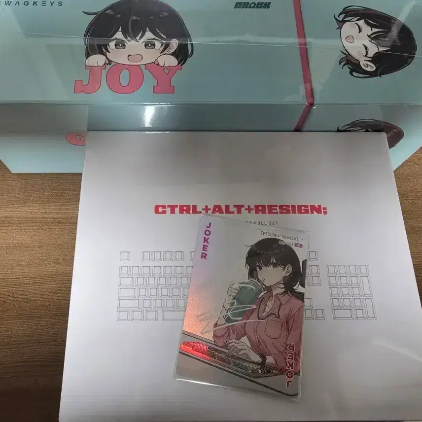 Job Transfer Log Joy Keycaps Large Pad