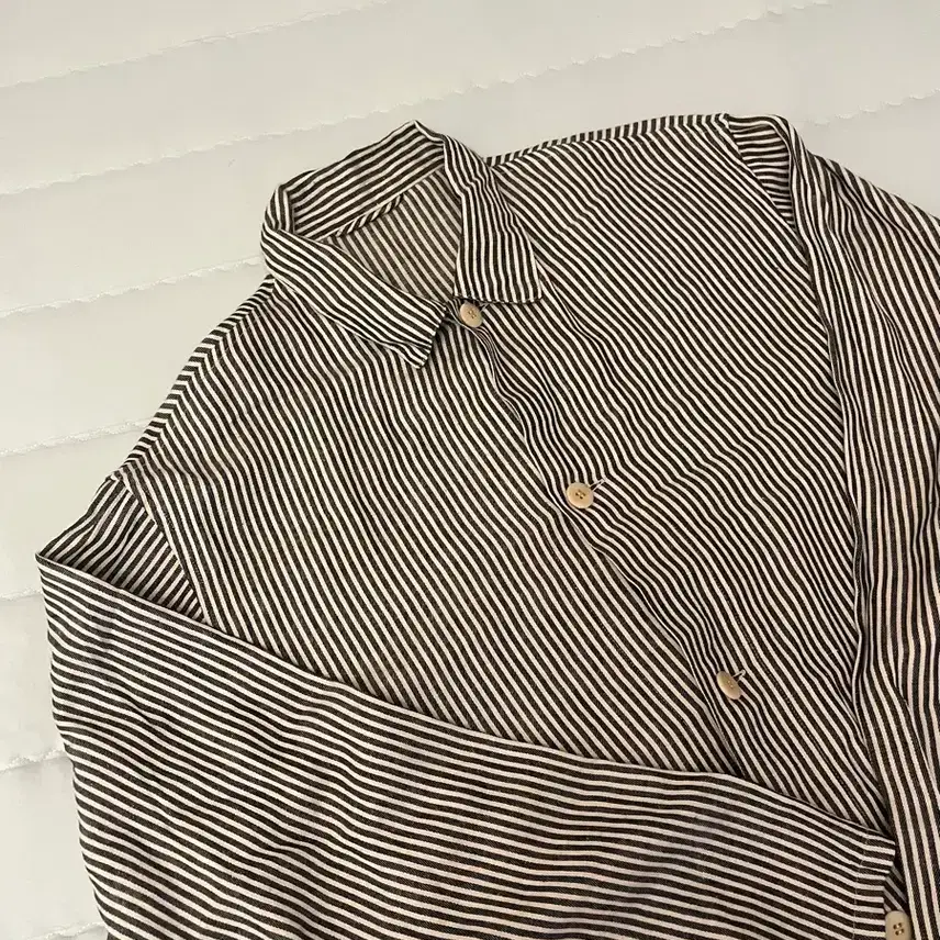 Comoli Striped Blouson Jacket Size 2