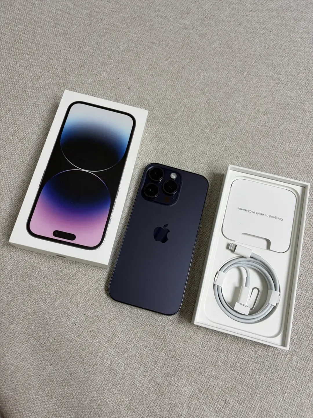 Selling iPhone 14 Pro 128GB Deep Purple. Condition: S-Class