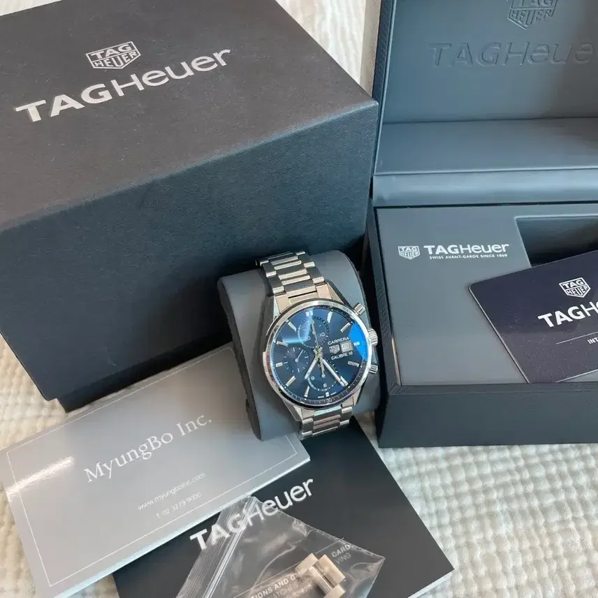 태그호이어 까레라 크로노그래프 칼리버16 청판 41mm