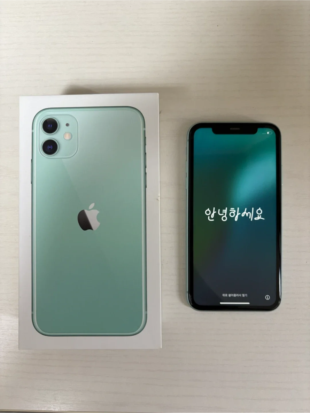 아이폰 11 민트색