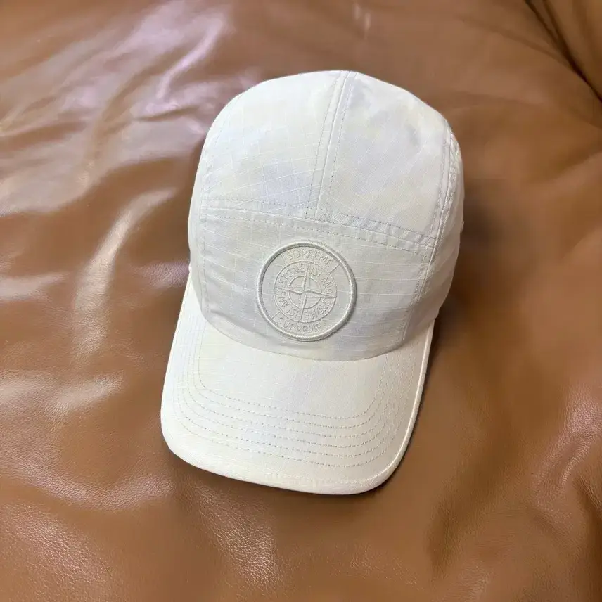 Supreme x Stone Island Collaboration Camp Cap Ice Camo