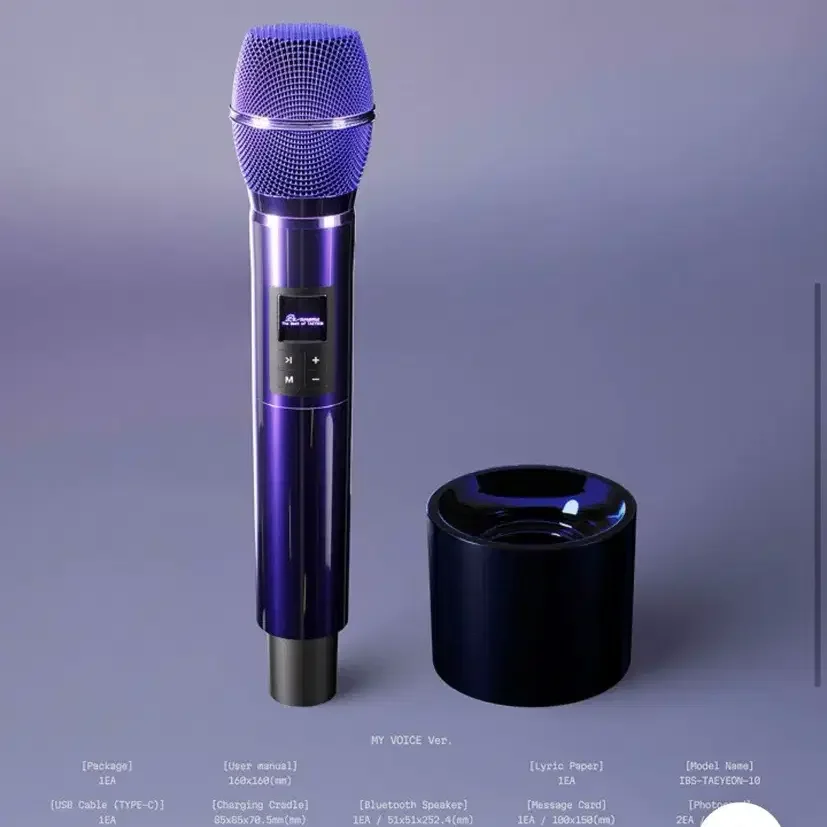 태연 10주년 한정 마이크 굿즈 앨범