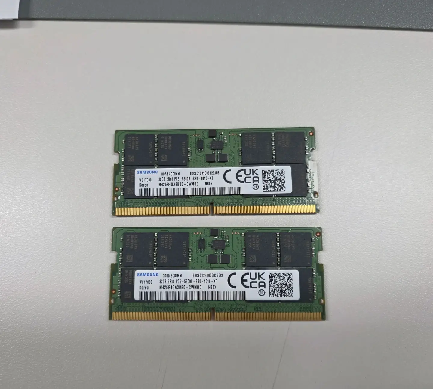 Samsung DDR5 32GB 5600MHz Notebook RAM 2 pieces