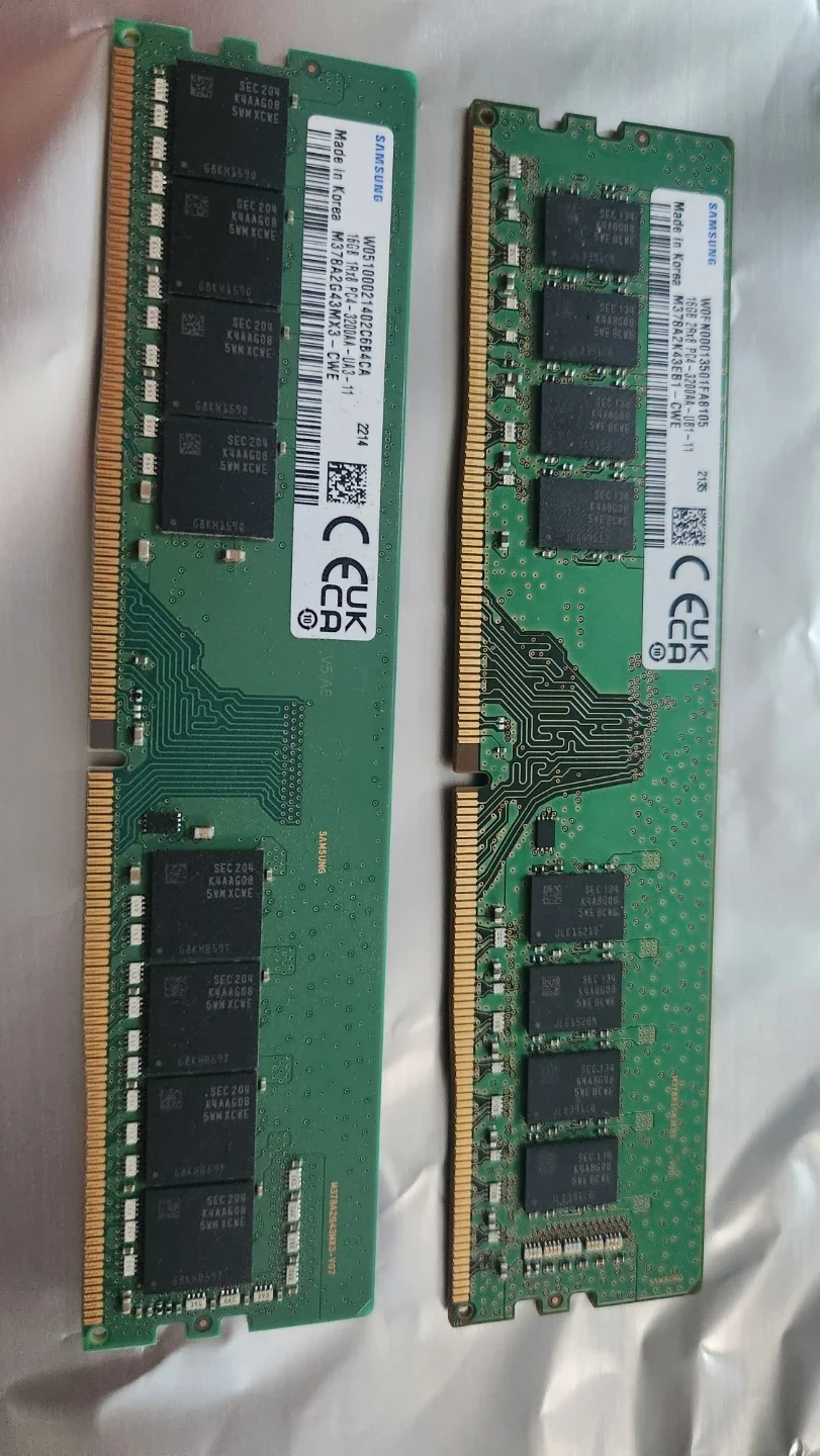 サムスン DDR4 16GB 3200MHz メモリ 2個