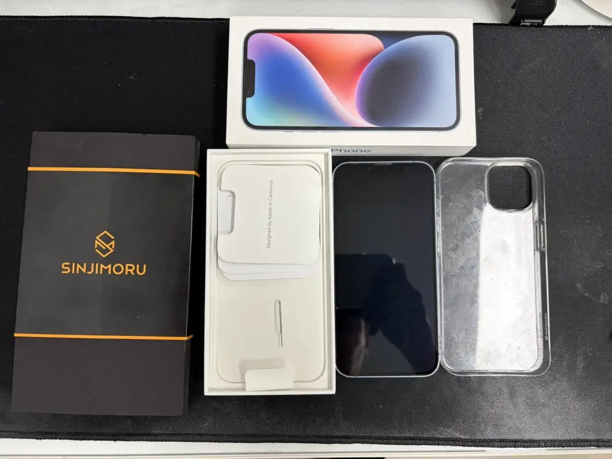 iPhone 14 Regular Blue 128GB Full Box Selling